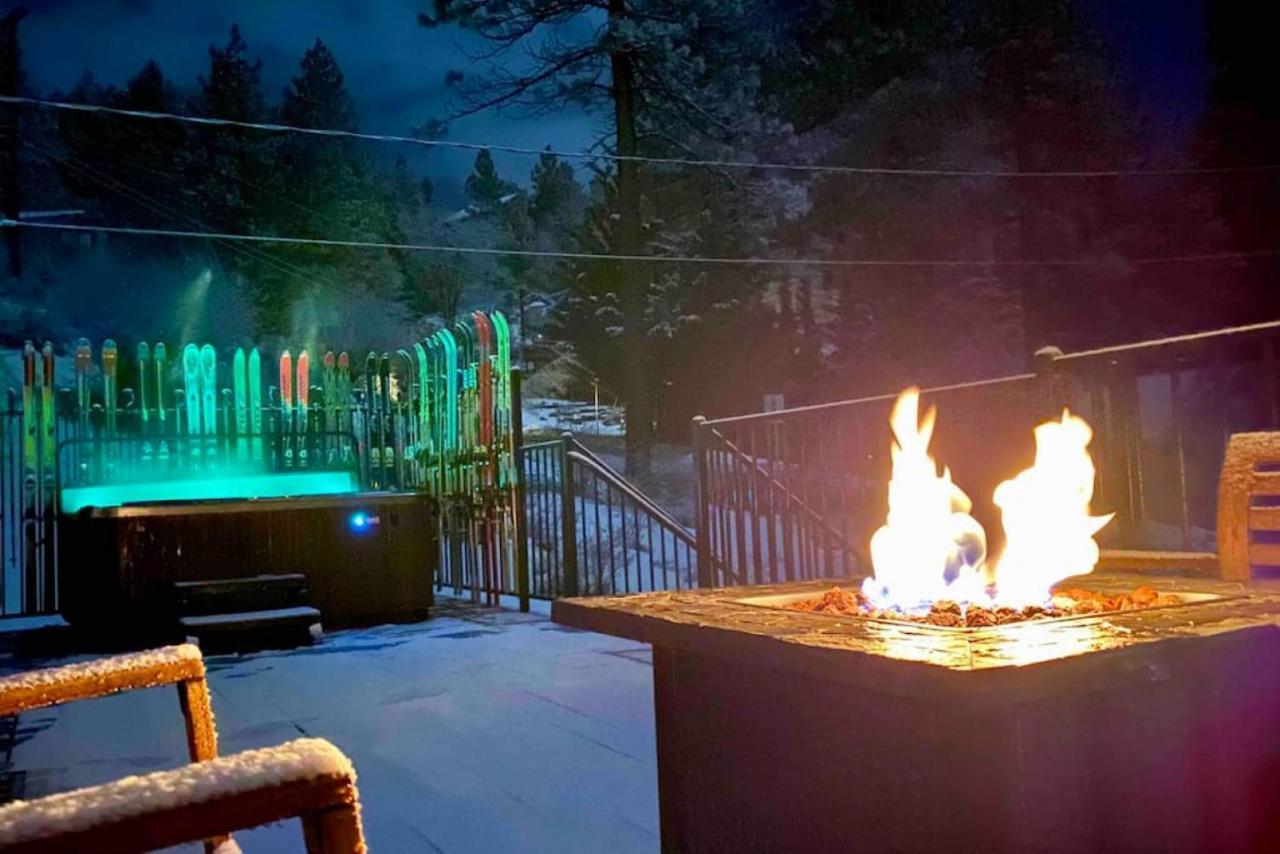 Winter Getaway Spa Fire-Table Close To Slopes Big Bear Lake Exterior foto