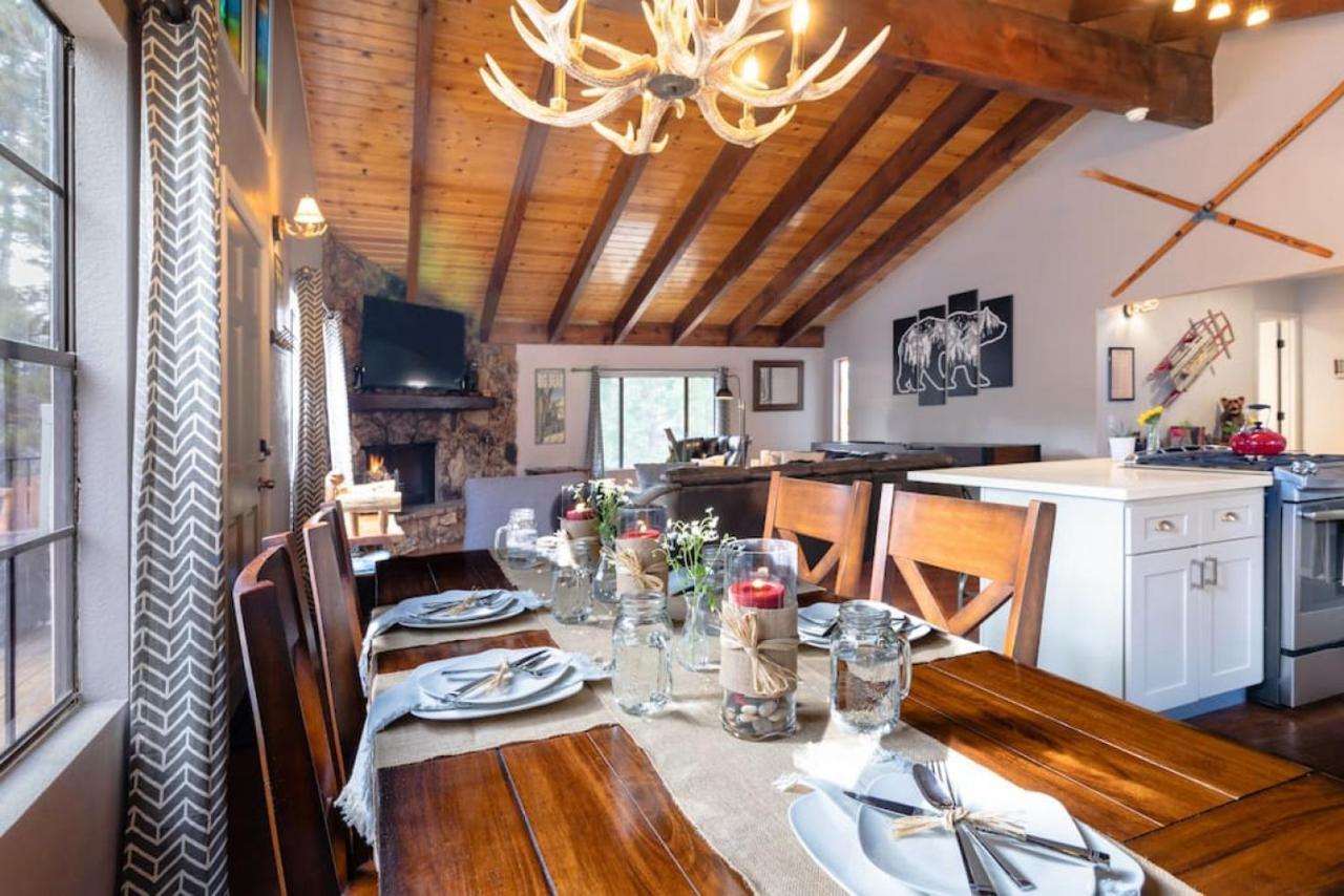 Winter Getaway Spa Fire-Table Close To Slopes Big Bear Lake Exterior foto