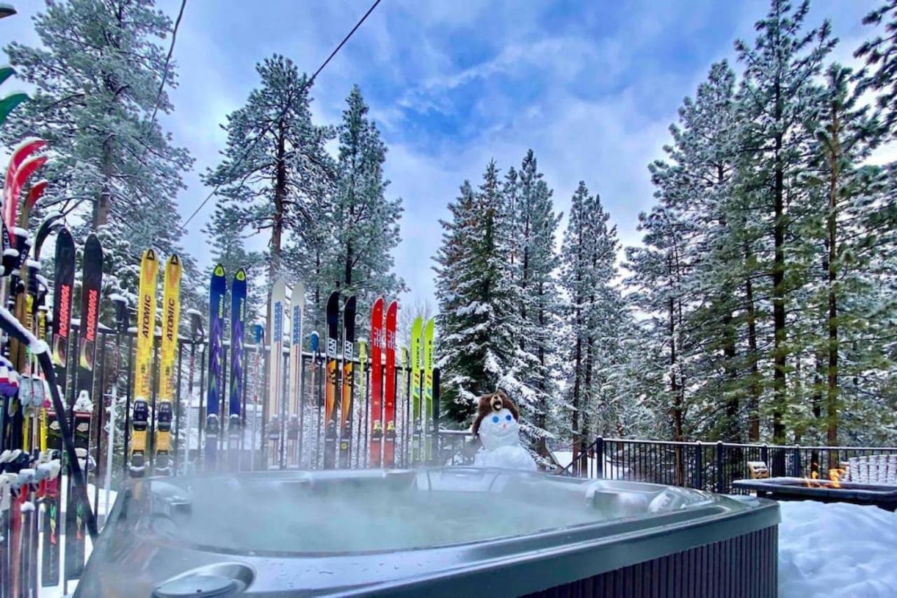 Winter Getaway Spa Fire-Table Close To Slopes Big Bear Lake Exterior foto